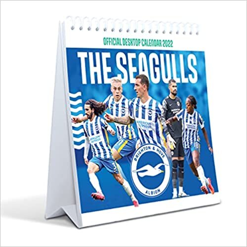 The Official Brighton & Hove Albion FC Desk Calendar 2022