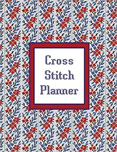 indir Cross Stitch Planner: Grid Graph Paper Squares, Design Your Own Pattern, Gift, Notebook Journal