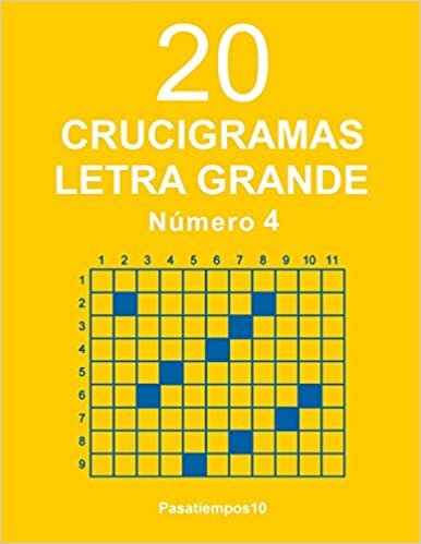 20 Crucigramas Letra Grande - N. 4: Volume 4 indir