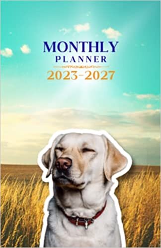 ダウンロード  2023-2027 Monthly Planner/Calendar: 5 Years Monthly Planner Calendar Schedule Organizer 5.5 in x 8.5 in | January 2023 to December 2027 (60 Months) | Dogs Theme 本