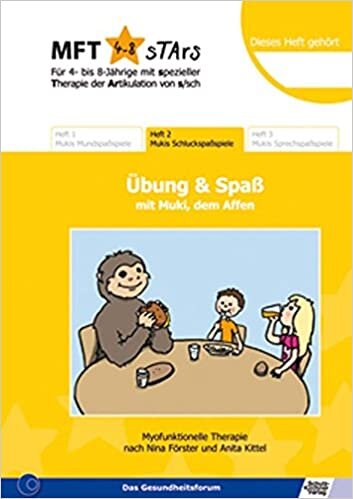 indir MFT 4-8 Stars - Für 4- bis 8-Jährige mit spezieller Therapie der Artikulation von s/sch - Übung und Spaß mit Muki, dem Affen: Heft 2 Mukis Schluckspaßspiele