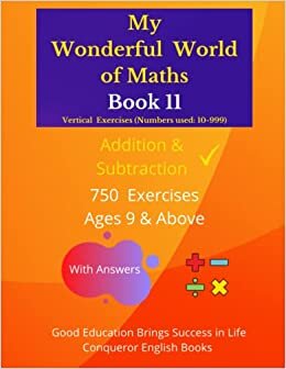 تحميل My Wonderful World of Maths - Book 11: 50 Pages of Mixed Addition &amp; Subtraction Exercises.
