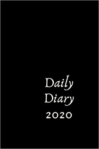 2020 Daily Diary: Black Cover | 2020 Calendar Time Schedule Organizer for Daily Diary One Day Per Page | 365 Days Appointment Book and Hourly 7.00am - ... - December 2020 (Daily Diary 2020 Series) indir