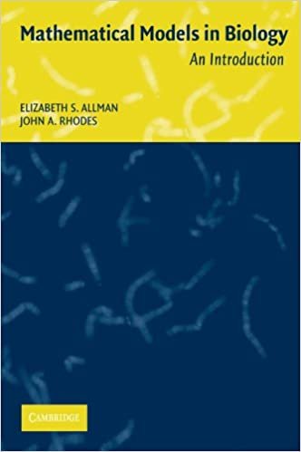 Mathematical Models in Biology: An Introduction