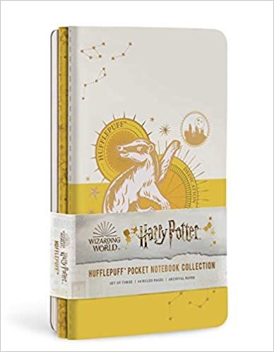 Harry Potter: Hufflepuff Constellation Sewn Pocket Notebook Collection (Harry Potter: Constellation)