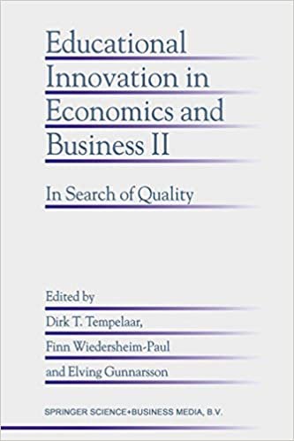 Educational Innovation in Economics and Business II: In Search of Quality