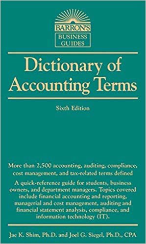 Barron's Dictionary of Accounting Term indir