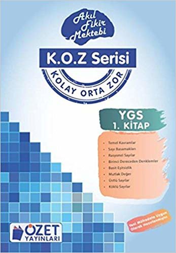 Özet K.O.Z Serisi YGS Matematik 1 indir