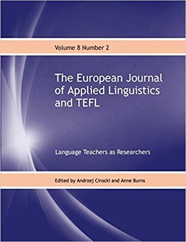 تحميل The European Journal of Applied Linguistics and TEFL: 8: Language Teachers as Researchers