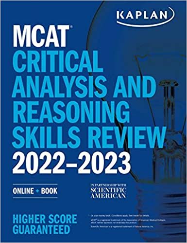 ダウンロード  MCAT Critical Analysis and Reasoning Skills Review 2022-2023: Online + Book (Kaplan Test Prep) 本