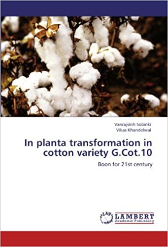 In planta transformation in cotton variety  G.Cot.10: Boon for 21st century indir