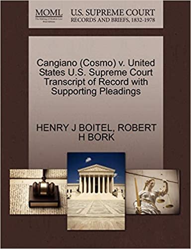 Cangiano (Cosmo) v. United States U.S. Supreme Court Transcript of Record with Supporting Pleadings indir