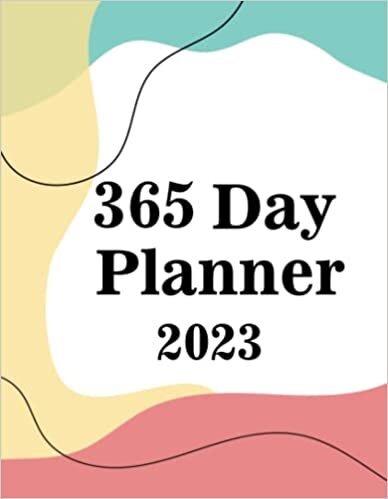 ダウンロード  Daily Planner 2023: 365 Days Planner | Organizer With 400 Pages | Daily , weekly ,Monthly: Calendar | Password Tracker | Contact List 本