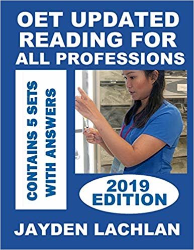 تحميل OET Updated Reading For All Professions: 5 Sample Tests with Answers (2019 Edition)