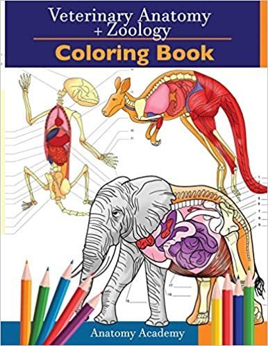 ダウンロード  Veterinary & Zoology Coloring Book: 2-in-1 Compilation | Incredibly Detailed Self-Test Animal Anatomy Color workbook | Perfect Gift for Vet Students and Animal Lovers 本