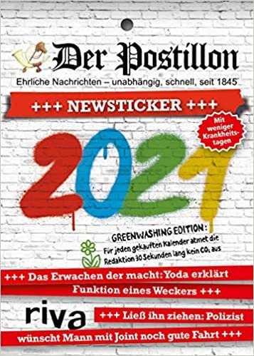 Der Postillon +++ Newsticker +++ 2021: Tagesabreisskalender