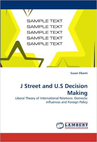 indir J Street and U.S Decision Making: Liberal Theory of International Relations: Domestic influences and Foreign Policy