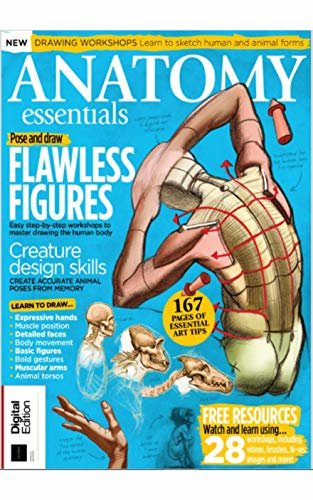 ダウンロード  Anatomy Essentials - Pose and Draw Flawless Figures: Easy Step-by-step Workshops To Master Drawing The Human Body (English Edition) 本