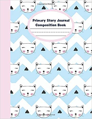 indir Cats Primary Story Journal Composition: Dotted Midline and Picture Space Grades K-2 Composition School Exercise Book 120 Story Pages (Cute Cats ... Drawing and Primary Ruled Lines for Creative.