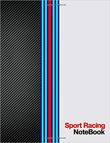 Sport Racing Note book: Journal Diary Maintenance Log Book, 110 Pages (55 sheets) White Paper Wide Lined Composition, Carbon Fiber and DTM M Sport ... & Gift Idea For Dads Teens and Car Owners indir