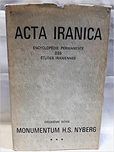 Monumentum H.S. Nyberg, Tome III. (Hommages Et Opera Minora, Tome III) (ACTA Iranica)
