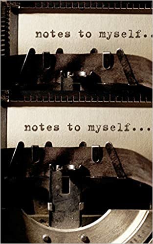 تحميل notes to my self typewriter style creative blank mega journal