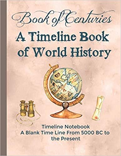 indir Book of Centuries A Timeline book of World History Timeline Notebook A Blank Time Line from 5000 BC to the Present