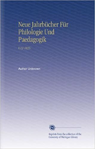 Neue Jahrbücher Für Philologie Und Paedagogik: V.13 1835 indir