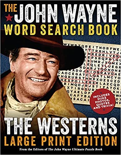 ダウンロード  The John Wayne Word Search Book: The Westerns (John Wayne Puzzle Books) 本