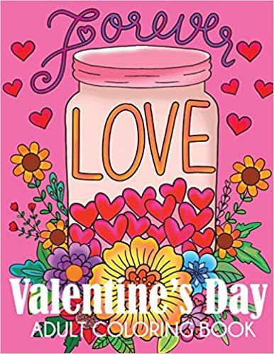 تحميل Valentine&#39;s Day Adult Coloring Book
