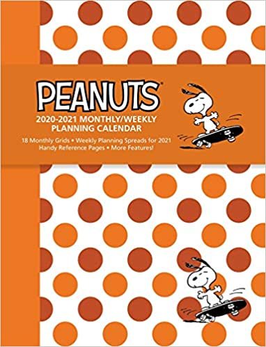 ダウンロード  Peanuts 2020-2021 Monthly/Weekly Planning Calendar 本