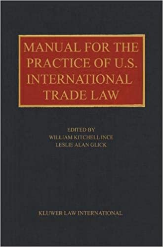 اقرأ اليدوي للحصول على تقاليد International التجارة القانون في الولايات المتحدة الكتاب الاليكتروني 