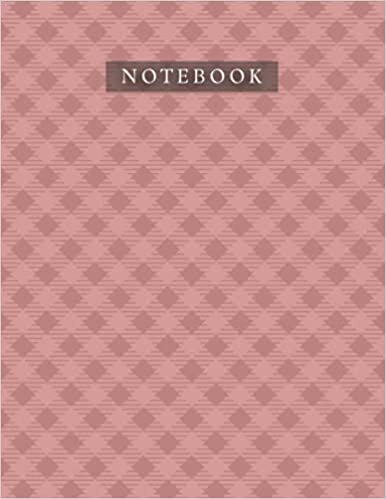 Notebook Sweet Brown Color Small Cross Line Baby Elephant Pattern Background Cover: Life, Planner, Journal, 110 Pages, Organizer, Bill, 8.5 x 11 inch, Daily, A4, 21.59 x 27.94 cm indir