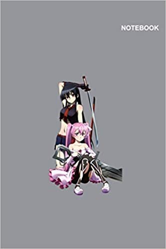 indir Akame Ga Kill Manga Akame &amp; Mine Notebook Cover: Lined Journal/sketchbook/Composition, Softcover (6x9 inches), 110 College Ruled Paper.