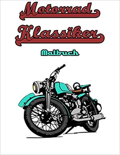 Motorrad-Klassiker Malbuch indir