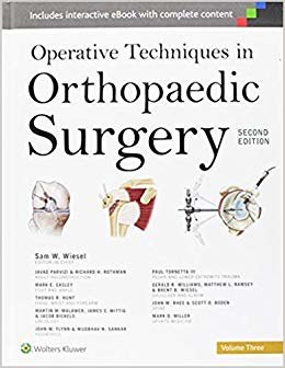 Operative Techniques in Orthopaedic Surgery (Four Volume Set) indir