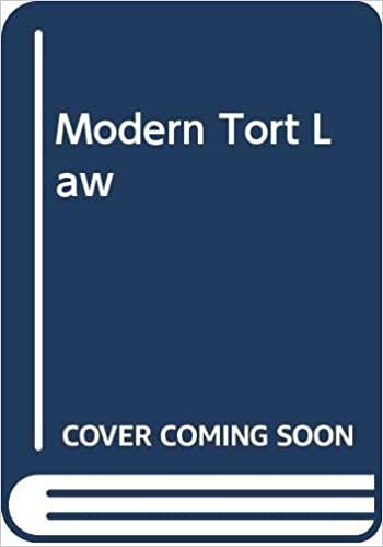 تحميل Modern Tort Law