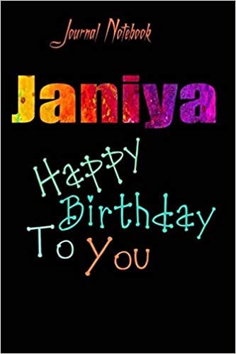 تحميل Janiya: Happy Birthday To you Sheet 9x6 Inches 120 Pages with bleed - A Great Happybirthday Gift