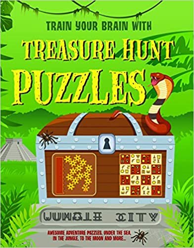 Treasure Hunt Puzzles: Engage Your Brain to Work Through These Awesome Adventure Puzzles, Under the Sea, to the Moon and More. indir