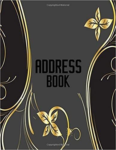 indir Address Book: A4 Extra Large At A Glance Address Log Book For Contacts, With Addresses, Phone Numbers, Emails &amp; Birthday. Alphabetical A-Z Organizer ... (Extra Large Address Books, Band 73): Volume 73