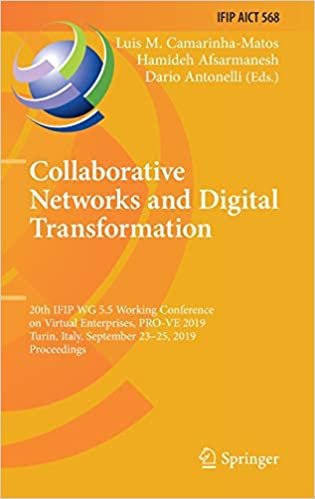 Collaborative Networks and Digital Transformation: 20th IFIP WG 5.5 Working Conference on Virtual Enterprises, PRO-VE 2019, Turin, Italy, September 23-25, 2019, Proceedings