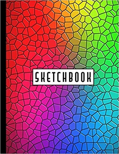Sketchbook: Rainbow Color Palette Large Blank Pages White Paper Journal for Drawing, Writing, Painting, Sketching or Doodling for Kids Girls s Boys to Draw and Paint indir