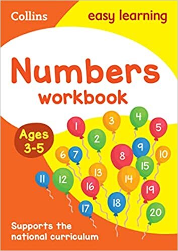 تحميل Numbers Workbook Ages 3-5: Prepare for Preschool with Easy Home Learning