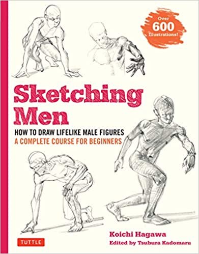 indir Sketching Men: How to Draw Lifelike Male Figures, a Complete Course for Beginners - Over 600 Illustrations