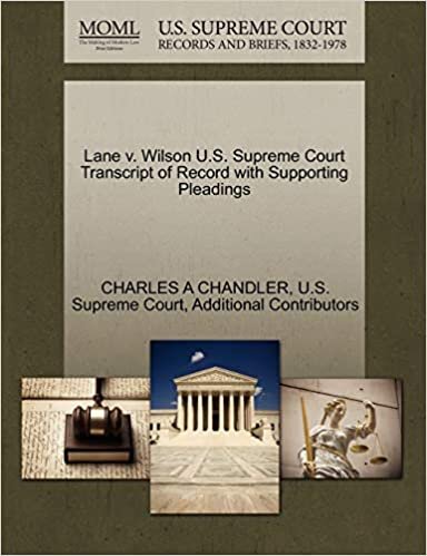 indir Lane v. Wilson U.S. Supreme Court Transcript of Record with Supporting Pleadings