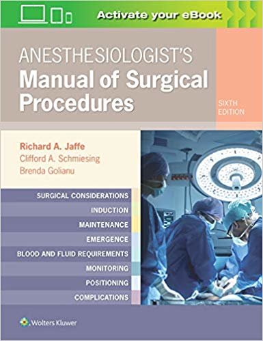 تحميل Anesthesiologist&#39;s Manual of Surgical Procedures