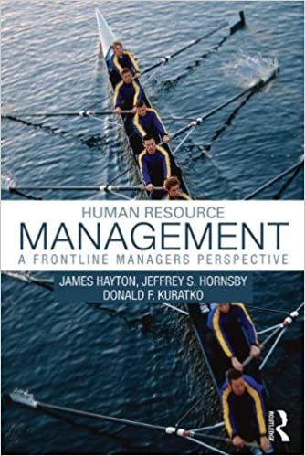 Human Resource Management: A Frontline Manager's Perspective