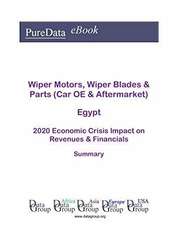 Wiper Motors, Wiper Blades & Parts (Car OE & Aftermarket) Egypt Summary: 2020 Economic Crisis Impact on Revenues & Financials (English Edition) ダウンロード