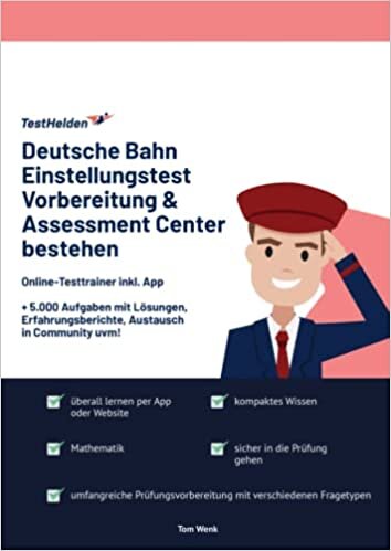 تحميل Deutsche Bahn Einstellungstest Vorbereitung &amp; Assessment Center bestehen: Online-Testtrainer inkl. App I + 5.000 Aufgaben mit Lösungen, Erfahrungsberichte, Austausch in Community uvm!