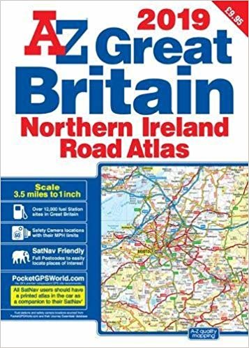 Great Britain Road Atlas 2019 (A3 Paperback) indir